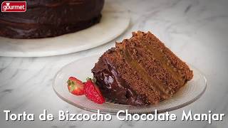 Receta Torta de Bizcocho  Gourmet [upl. by Darmit]