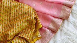 Banarasi Silk Saree With Lowest Rate in Varanasi By Khanna Sarees Varanasi Semi Silk In Budget [upl. by Ibmat]