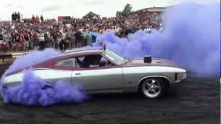 GM671  Summernats Burnout Third Place [upl. by Atteuqehs]