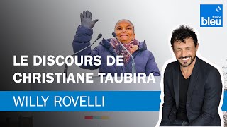 Le discours de Christiane Taubira  Le billet de Willy Rovelli [upl. by Terag739]