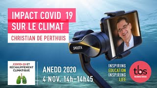 Impact du Covid19 sur le climat  Christian de Perthuis [upl. by Alpers]