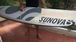 Sunova SUP Speeed 85 Unboxing amp Riding [upl. by Yuma]