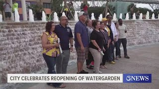 City celebrates Watergarden reopening [upl. by Caro]