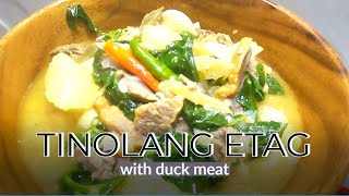 Tinolang Etag  Egorot smoked meat  Soup Recipe  home cooking with joyce alvior [upl. by Ilera652]