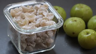 Amla Candy  How to Make Amla Candy At home  Homemade Amla Candy Recipe  Indian Gooseberry Candy [upl. by Pederson92]