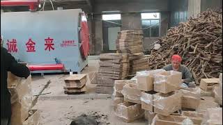 Coconut Shell Wood Charcoal Reactor Retort Kiln Wood Carbonization Furnace [upl. by Parent]