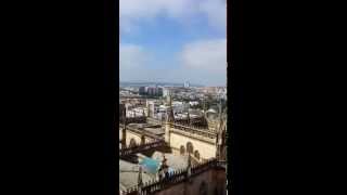 Giralda Tower Seville the walk up [upl. by Kirtap370]