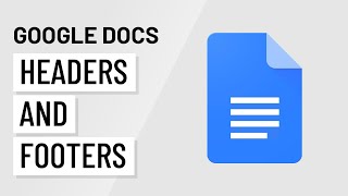 Google Docs Headers and Footers [upl. by Reffotsirhc]