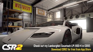 【CSR2】Countach LPI 8004 shift amp tune for 693x [upl. by Assille554]