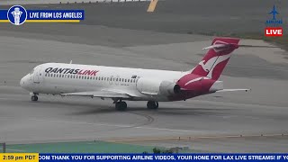 QANTASLINK Boeing 717 takeoff from LAX [upl. by Treva]