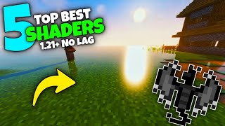 TOP 5  Best MCPE 121 Shaders  New Realistic Shaders NO LAG [upl. by Alaric]