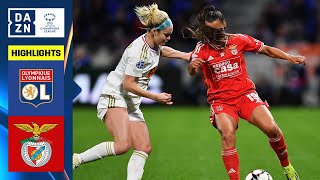 HIGHLIGHTS  Lyon vs Benfica UEFA Womens Champions League 202324 Quarterfinal Second Leg [upl. by Peskoff]