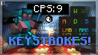 BEST KEYSTROKES AND CPS COUNTER MOD FOR MCPE Win10  Mobile  Bedezu Client For Minecraft [upl. by Aylsworth]