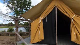 Phipps Park Adventure Tent Camping in Stuart Florida [upl. by Gentilis955]