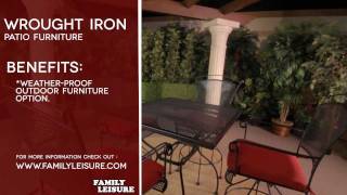 WROUGHT IRON Patio Furniture Buyers Guide Video [upl. by Dodds]