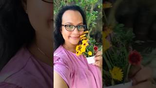 I tried watercolor yellow flowers 🌼 love song music trending shorts watercolor art [upl. by Isabel]