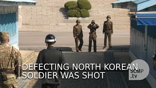 Defecting North Korean Soldier was shot [upl. by Engracia]