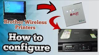 Brother DCPT500W wireless printer  How to configurewireless printing thru wifi modemwifi router [upl. by Saxet]