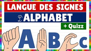 Apprendre la langue des signes  lalphabet [upl. by Catrina]