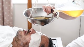 Relax Your Mind  Shirodhara in Ayurveda  Panchakarma Treatment ASMR [upl. by Biancha183]