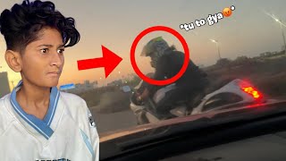 Hayabusa Bike Overtaked my Sports Car😡My Angry Reaction [upl. by Ulani850]