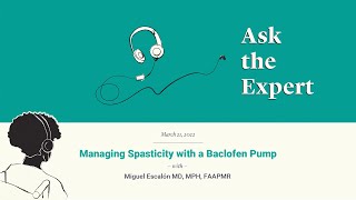 1003 Managing Spasticity with a Baclofen Pump [upl. by Stoddart]