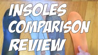 Insoles comparison review  Superfeet Sorbothane amp Orthaheel [upl. by Gilder]