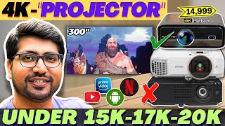 4K Android🔥Best Projector Under 20000🔥Best Projector In 2024🔥Best Projector Under 15000 In India [upl. by Oedama103]