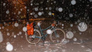 Lets go for a snowy bike ride [upl. by Tocs]