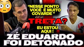 ZÉ EDUARDO FOI DETONADO PELO FÁBIO MOTA quotVOCÊ COM UM MICROFONE É COVARDEquot [upl. by Genny]