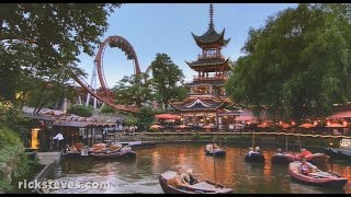 Copenhagen Denmark Tivoli Gardens  Rick Steves’ Europe Travel Guide  Travel Bite [upl. by Skell]