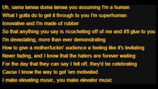 RAP GOD FAST PART Lyrics [upl. by Osbert]