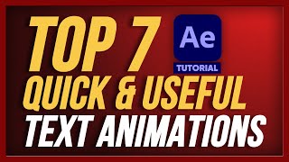 The BEST Text Animations in After Effects  Tutorial [upl. by Lorrimor]