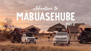 Adventure to Mabua  Part 2  Exploring Mabuasehube Game Reserve [upl. by Adnileb456]