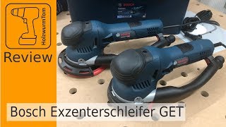 Die neuen Bosch GET Getriebe Exzenterschleifer für euch vorgestellt GET 55125 und GET 75150 [upl. by Ardiedak]