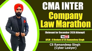 CMA INTER LAW MARATHON BY CS RAMANDEEP SINGHCYBER LAWYER [upl. by Ilwain]