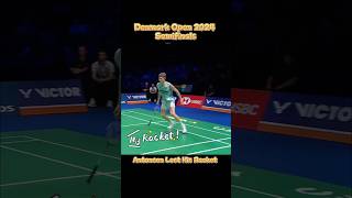 Antonsen Lost His Racket  Kenta Nishimoto vs Anders Antonsen DenmarkOpen2024 BWFWorldTour [upl. by Ariay]