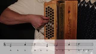 Lernvideo quotRausch Walzerquot Komplett mit Griffschrift Steirische Harmonika [upl. by Goody919]