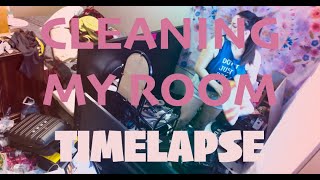 CLEANING MY ROOM TIMELAPSE Organizing amp decluttering took 10 hrs 2019 [upl. by Osnofedli]