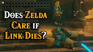 What happens when Link dies infront of Zelda in Tears of the Kingdom [upl. by Pettiford985]