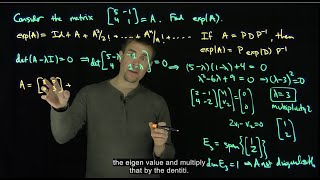 The Exponential of a Matrix with a Repeated Eigenvalue The 2 by 2 case [upl. by Ariek]