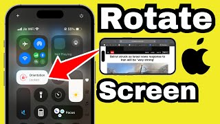 How To Rotate The Screen on iPhone 16 16 Pro 16 Pro Max [upl. by Vial364]