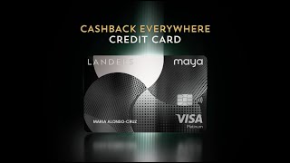 Get your Cashback Everywhere Credit Card by Maya today [upl. by Evangeline]