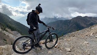 2021 Trek Marlin 5 Downhill hardtail on a MOUNTAIN [upl. by Enilrem268]