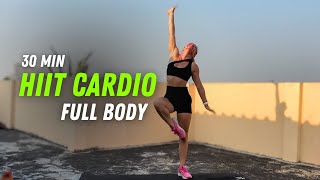 30 min HIIT Full Body Burn Workout No equipment  HIIT at home  No repeat [upl. by Anel]