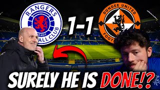 This Is Getting REALLY BAD RANGERS 11 DUNDEE UNITED [upl. by Hannon]