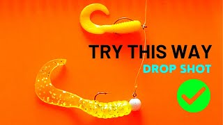 How To Tie The Double Drop Shot Rig  Drop Shot Fishing For Bass [upl. by Annala]