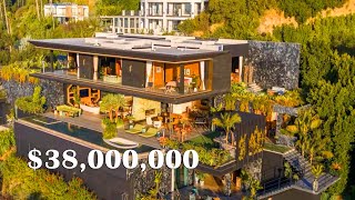 Hollywood Hills Rockstar Mansion With a SECRET [upl. by Acimehs549]