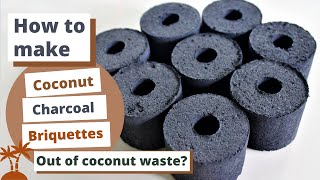 Coconut Shell Processing and Charcoal Briquetting [upl. by Lrak]