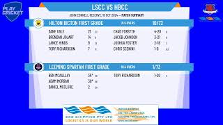 Leeming Spartan First Grade v Hilton Bicton First Grade [upl. by Noseyt144]